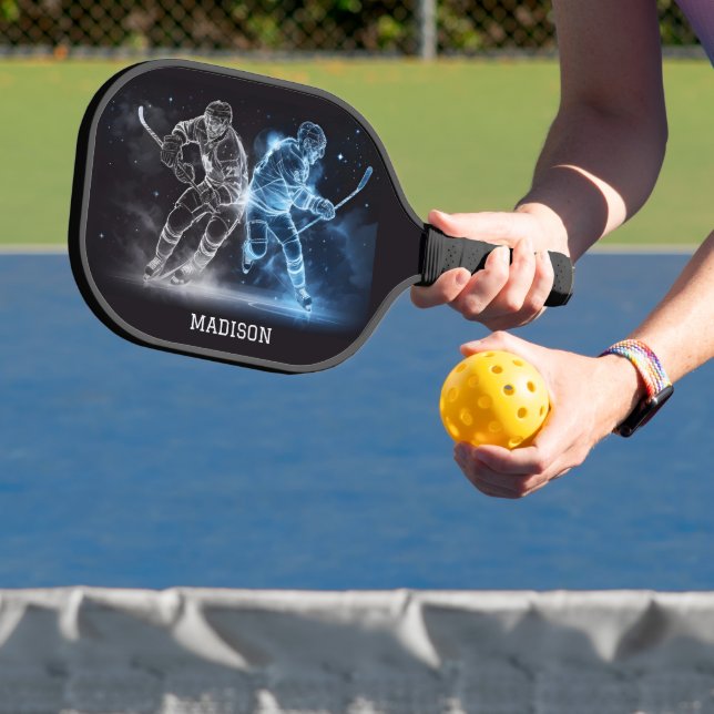 Custom Name Ice Hockey Pickleball Paddle (Insitu)