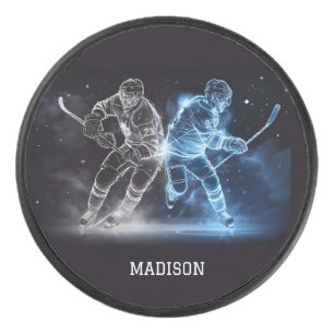 Custom Name Ice Hockey Puck