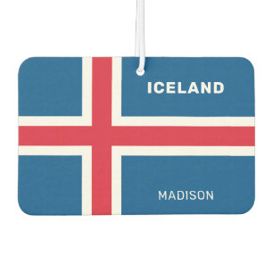 Custom Name Iceland Air Freshener