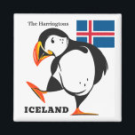 Custom Name Iceland Magnet<br><div class="desc">See my store for more Iceland items.</div>