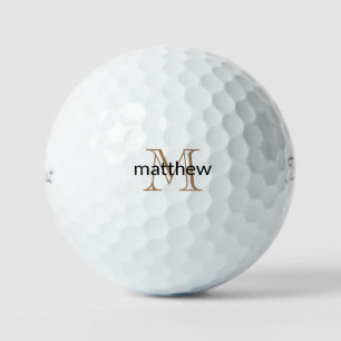 Custom Name & Initial Monogram Titleist Pro VI  Golf Balls