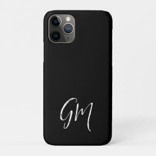 Custom name Initials personalized two letters iPhone 11 Pro Case