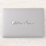 Custom Name Insulated Tumbler Decal Laptop Label<br><div class="desc">Custom Name Insulated Tumbler Decal Laptop Label</div>
