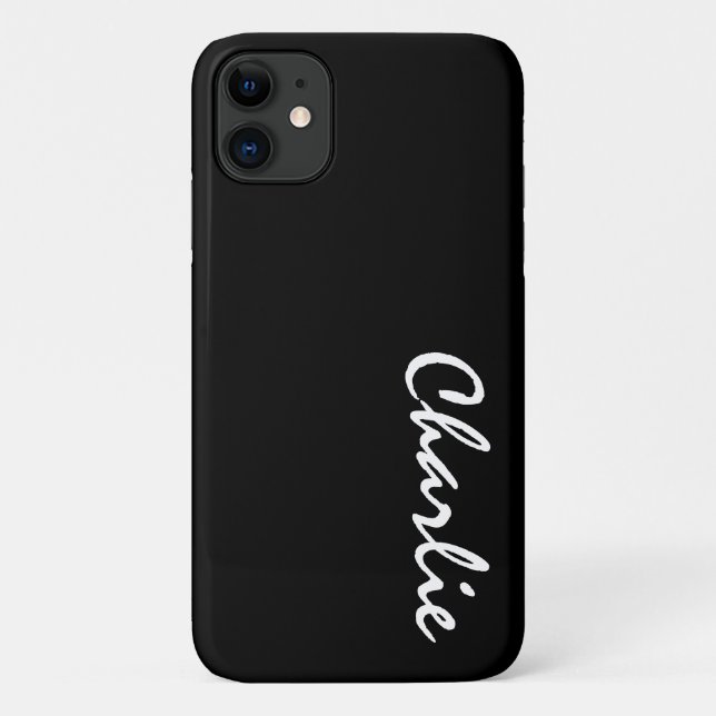 Custom Name iPhone 11 Case (Back)