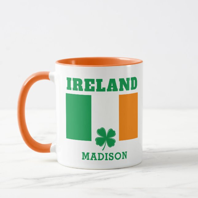 Custom Name Ireland Mug (Left)