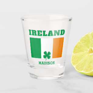 Custom Name Ireland Shot Glass