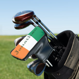 Custom Name Irish Flag pccn Golf Head Cover