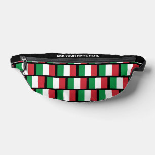 Custom Name ITALIAN FLAG OF ITALY Fanny Pack