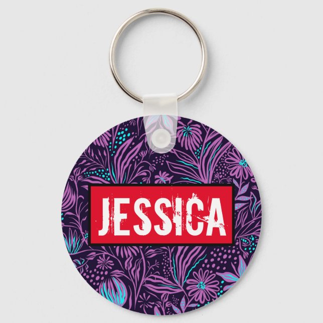 Custom name Keychain |Personalized keychain (Front)