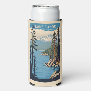Custom Name Lake Tahoe Seltzer Can Cooler