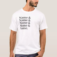 Custom Name List Ampersand