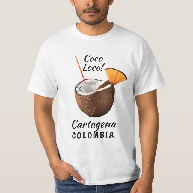 Custom Name & Location Coco Loco T-Shirt (Front)
