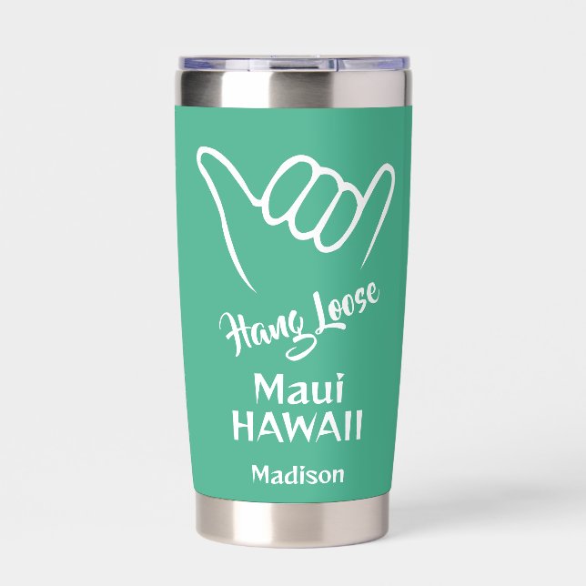 Custom Name, Location & Colour Shaka Insulated Tumbler (Front)