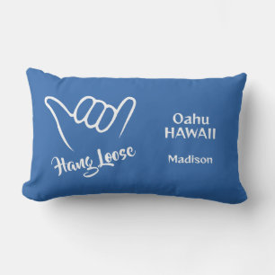 Custom Name, Location & Colour Shaka Lumbar Pillow