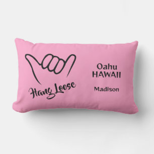 Custom Name, Location & Colour Shaka Lumbar Pillow