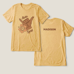 Custom Name & Location Shaka Tri-Blend Shirt