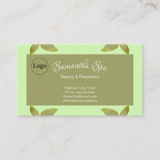 Custom Name & Logo Business Card