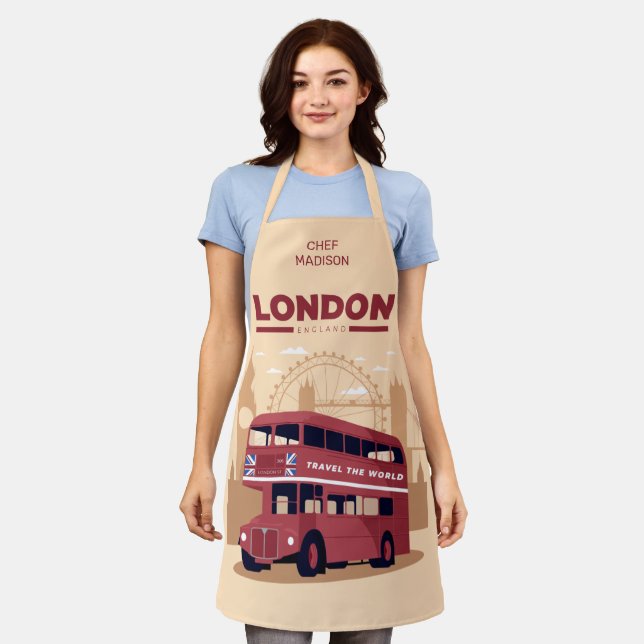 Custom name LONDON Apron (Worn)