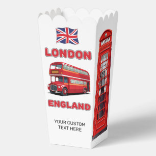 Custom Name London England Favor Box