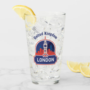 Custom Name London Glass