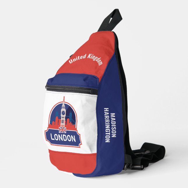 Custom Name London Sling Bag (Right Corner)