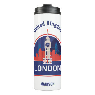 Custom Name London Thermal Tumbler