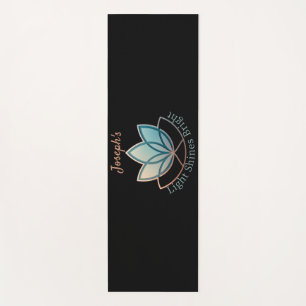 Custom Name Lotus Yoga Mat- [NAME] Shines Bright Mat