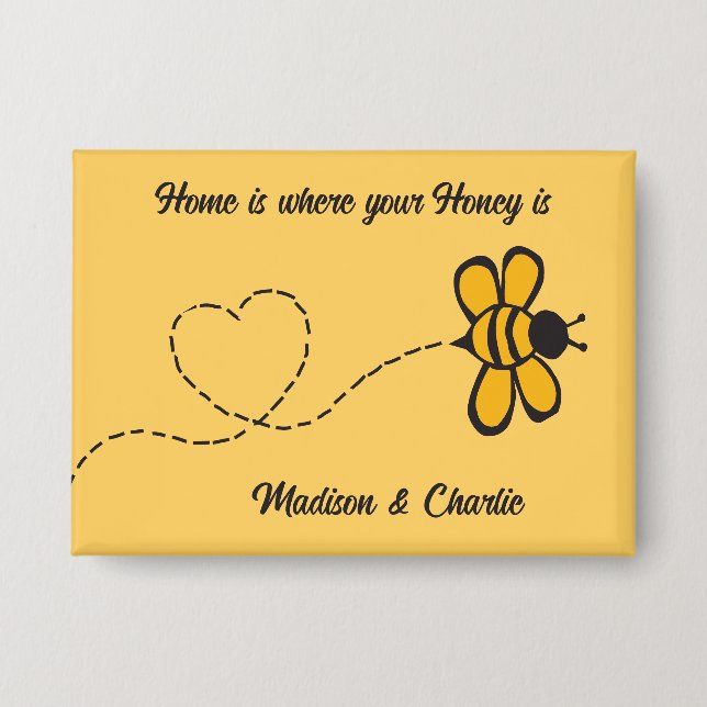 Custom Name Love Bee (Front)
