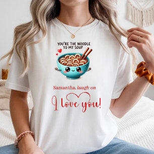Custom Name Love Quote Funny Food Women Tee