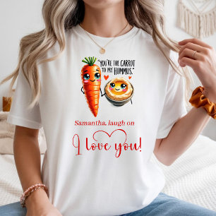 Custom Name Love Women T-Shirt Funny Food Art