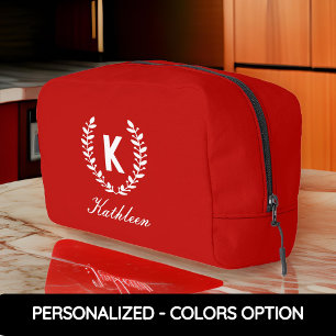 Custom Name Makeup Bag, Birthday Gift for Her Dopp Kit