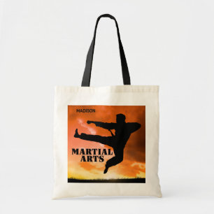Custom Name Martial Arts Tote Bag