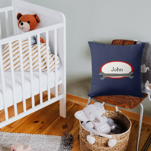 Custom Name Mechanic  Throw Pillow