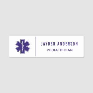 Custom Name   Medical Caduceus   Doctor Nurse Name Tag