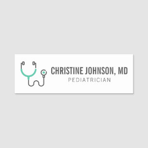 Custom Name   Medical Stethoscope   Doctor Nurse Tag