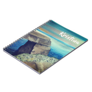 Custom Name Mediterranean Landscape Notebook