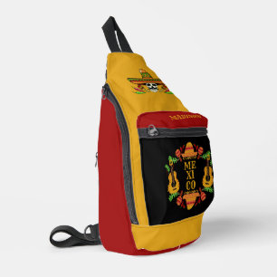 Custom Name Mexico Sling Bag