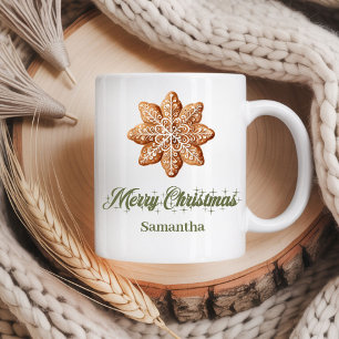 Custom Name Minimalist Christmas Mug Gift