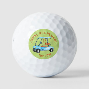 Custom Name Monogram Cart  Golf Balls
