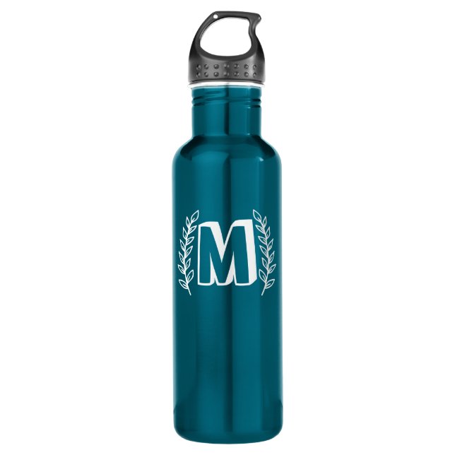 Custom Name Monogram Gift Bottle, Personalized  710 Ml Water Bottle (Front)
