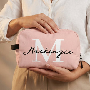 Custom Name Monogram Gift for Bridesmaids & Bride Dopp Kit