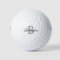 Custom name monogram golf balls for men and women
