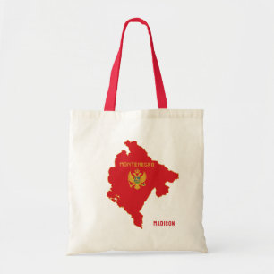 Custom Name Montenegro Tote Bag