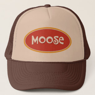 Custom name Moose Trucker Hat