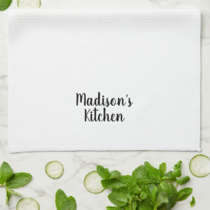 Custom Name Mother's day Birthday gift Kitchen Towel