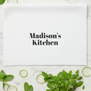 Custom Name Mother's day Birthday gift Kitchen Towel