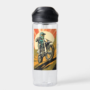 Custom Name Motocross Water Bottle