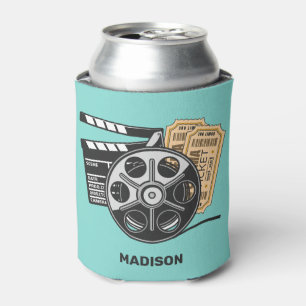 Custom Name Movie Can Cooler