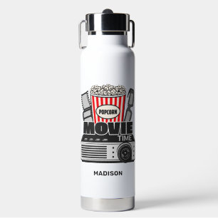Custom Name Movie Time Water Bottle