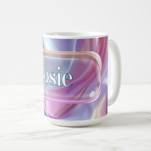 Custom Name Mug – Bright Colorful Glass Lens